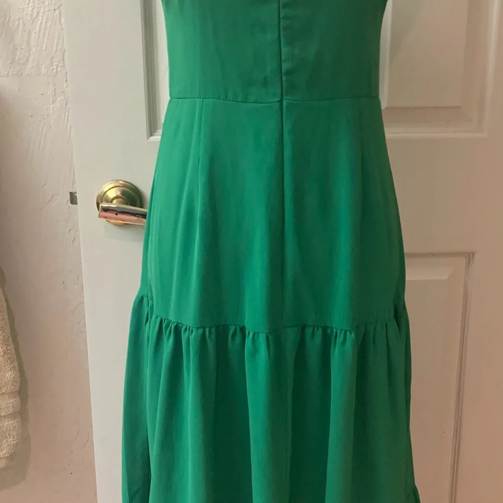 SHEIN Vibrant Green Criss Cross Dress - Picture 6 of 10